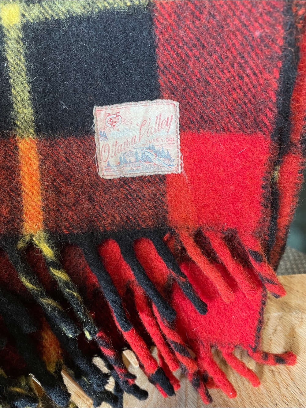 Ottawa Valley 100% Wool blanket